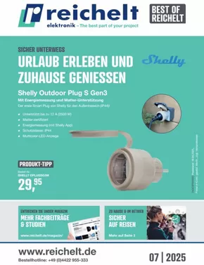 Reichelt Katalog in Wörgl | Reichelt flugblatt | 2025-07-01T00:00:00.000Z - 2025-07-15T00:00:00.000Z
