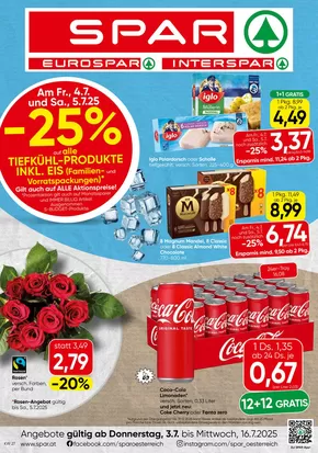 Spar Katalog in Krems an der Donau | Rabatte und Aktionen | 2025-07-03T00:00:00.000Z - 2025-07-16T00:00:00.000Z