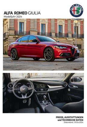Alfa Romeo Katalog | Alfa Romeo Giulia | 2024-04-24T00:00:00.000Z - 2025-04-24T00:00:00.000Z
